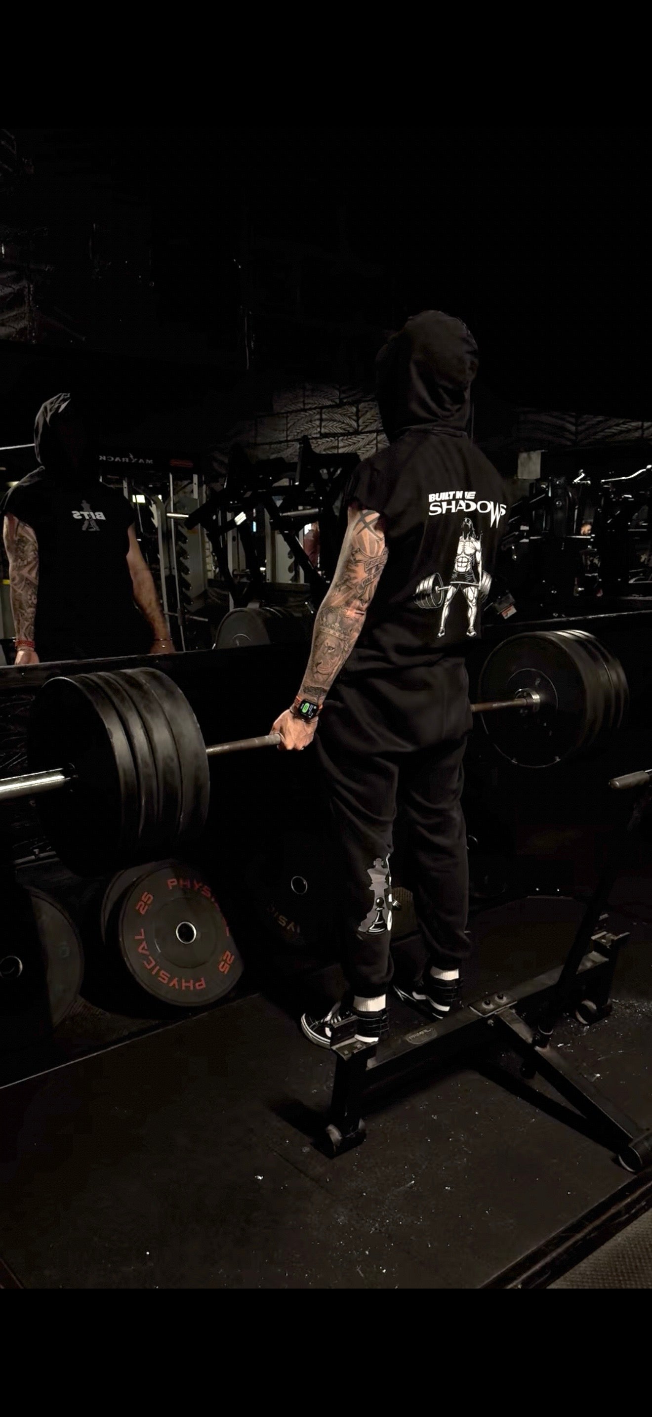 The Deadlift Sleeveless Hooded T-Shirt