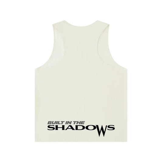 Mens Muscle Vest Off-White