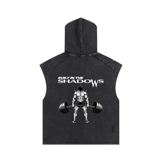 The Deadlift Sleeveless Hooded T-Shirt