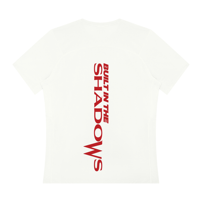 Men’s Muscle Fit Performance T-Shirt with Red