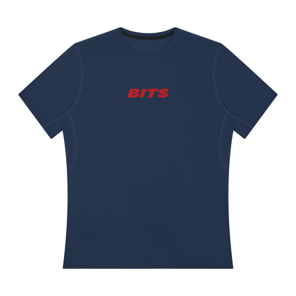 Men’s Muscle Fit Performance T-Shirt with Red
