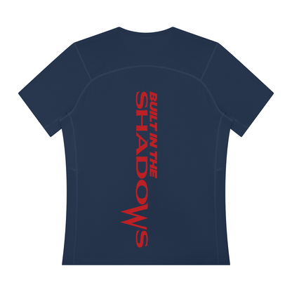 Men’s Muscle Fit Performance T-Shirt with Red
