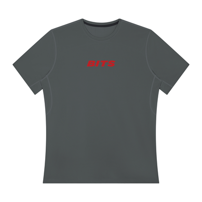 Men’s Muscle Fit Performance T-Shirt with Red