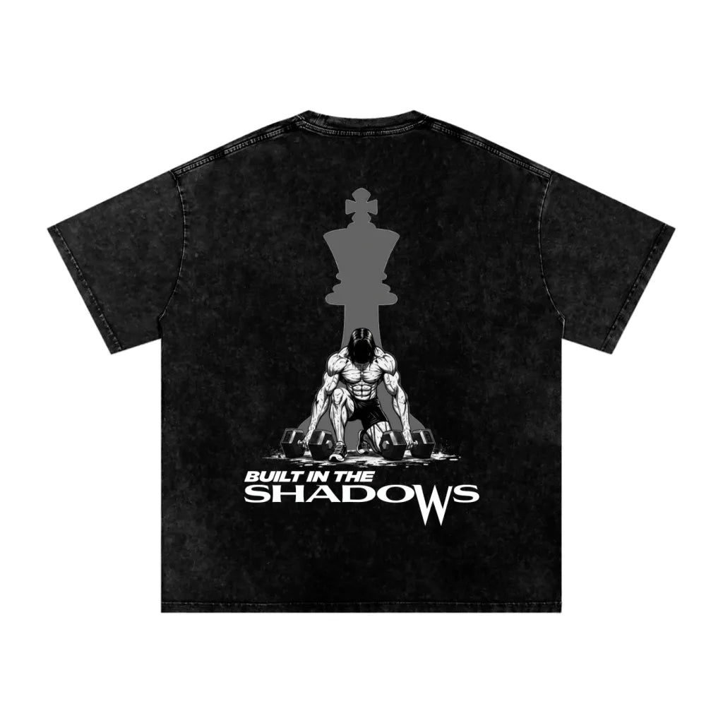 Oversized Snow Wash Mens T-Shirt Weightlifter