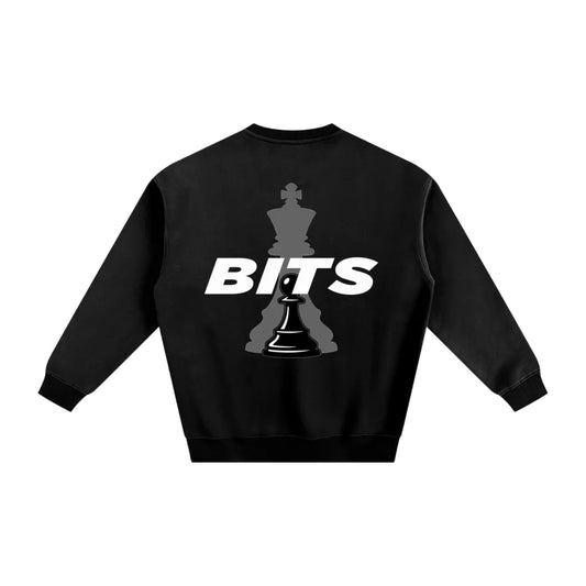 Mens Oversized Fleeced Lined BITS Sweatshirt