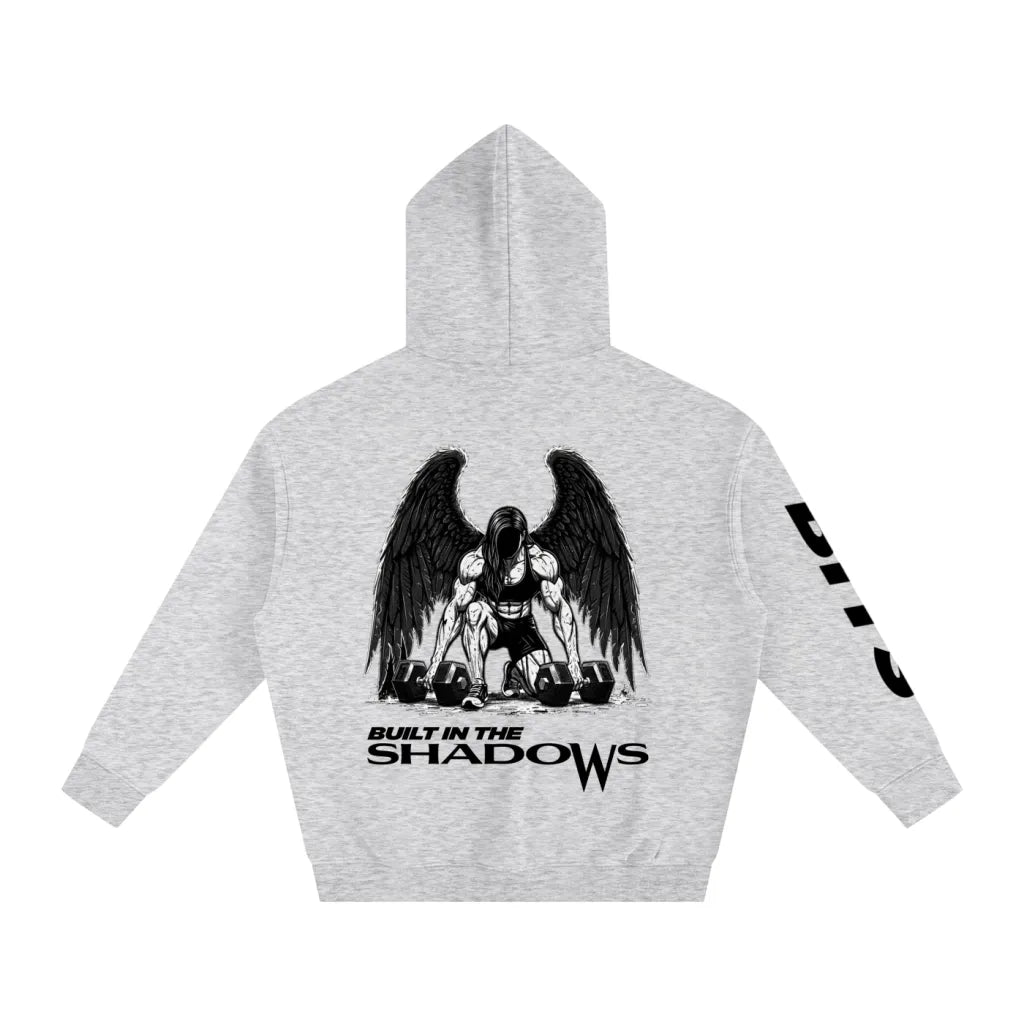 Oversized Womens Hoodie Angel Weightlifter