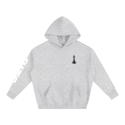 Grey Gray Oversized Mens Hoodie Angel Wings Weightlifter FRONT