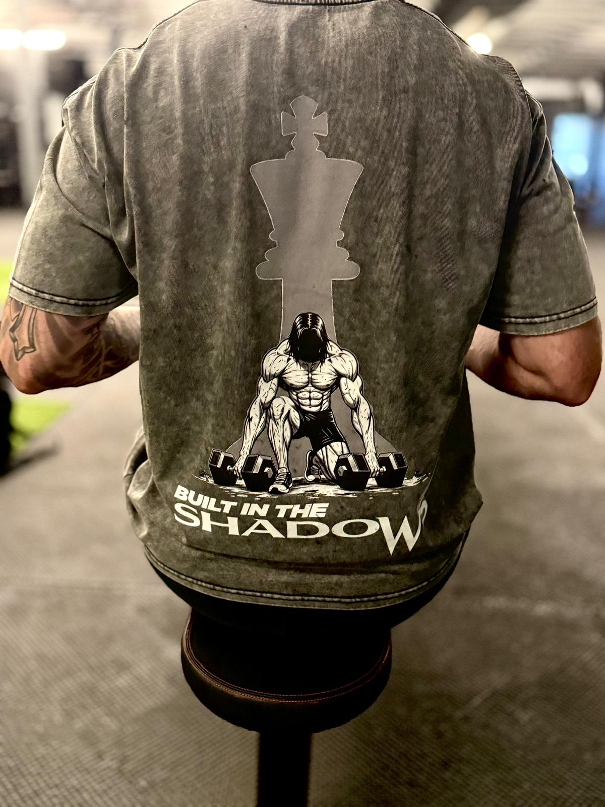 Oversized Snow Wash Mens T-Shirt Weightlifter
