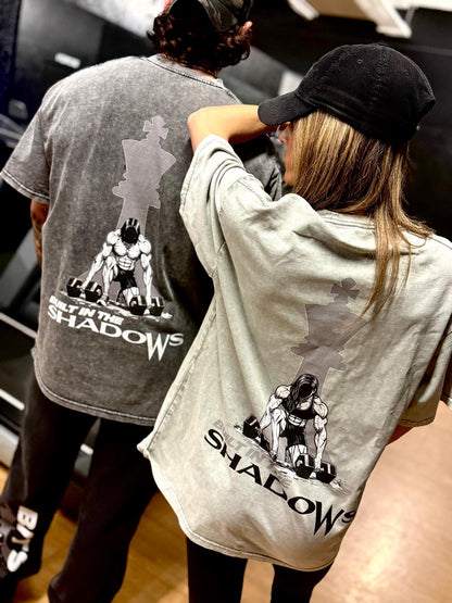Oversized Snow Wash Womens T-Shirt Weightlifter