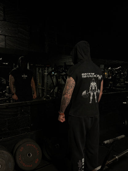 The Deadlift Sleeveless Hooded T-Shirt