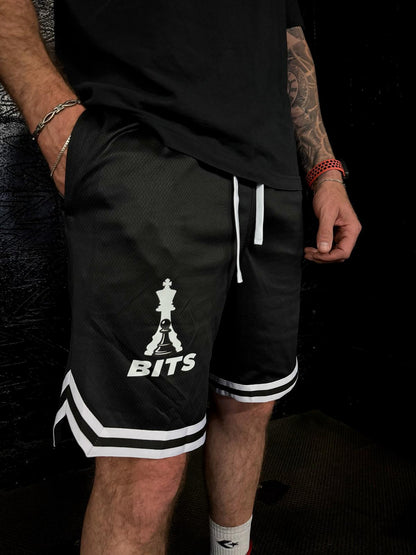 Mens Black Varsity Shorts