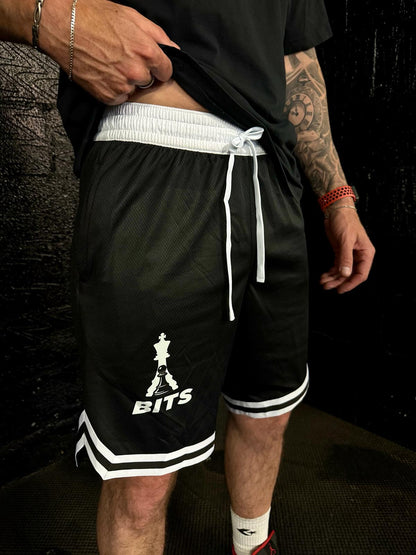 Mens Black Varsity Shorts