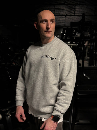 Mens Light Oversized BITS Fleece Lined Sweatshirt