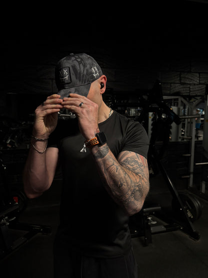Mens Muscle Fit BITS T-Shirt Black