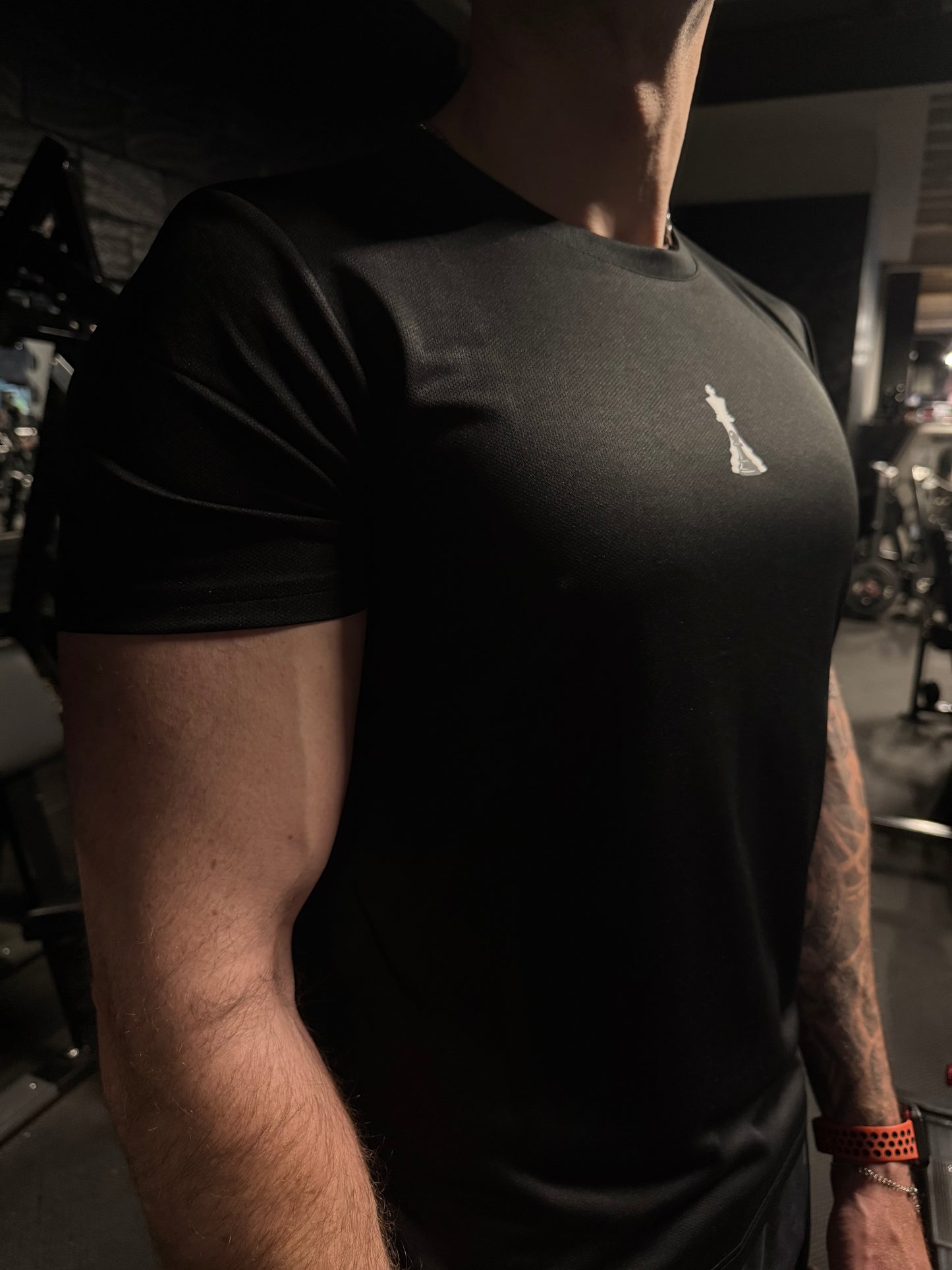 Mens Muscle Fit BITS T-Shirt Black