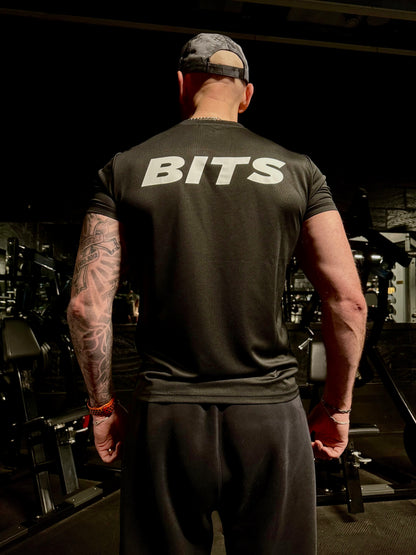 Mens Muscle Fit BITS T-Shirt Black