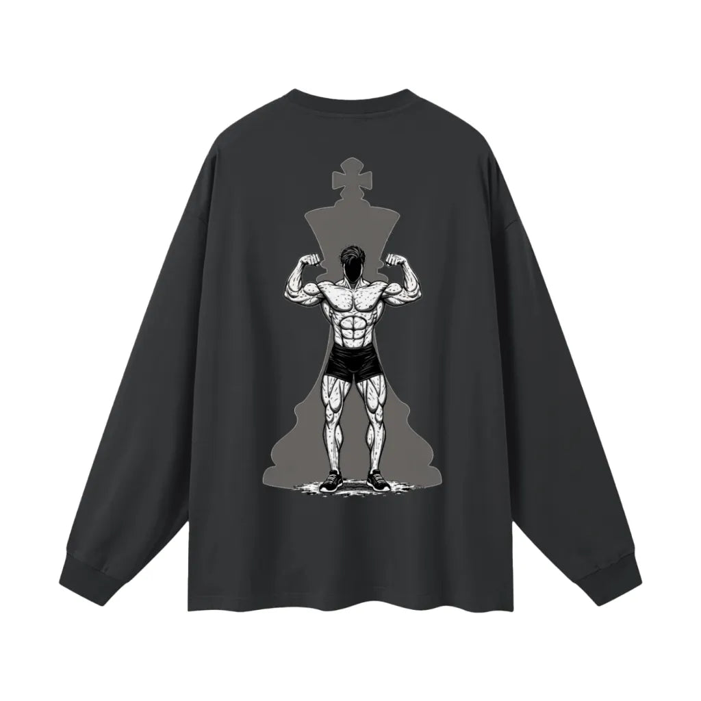 Oversized Long Sleeve BITS TShirt