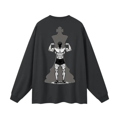 Oversized Long Sleeve BITS TShirt