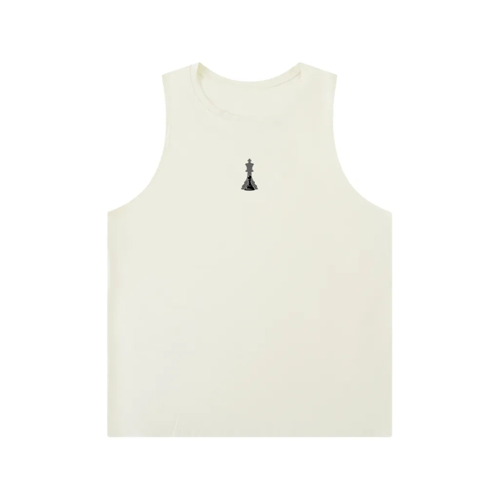 Mens Muscle Vest Off-White