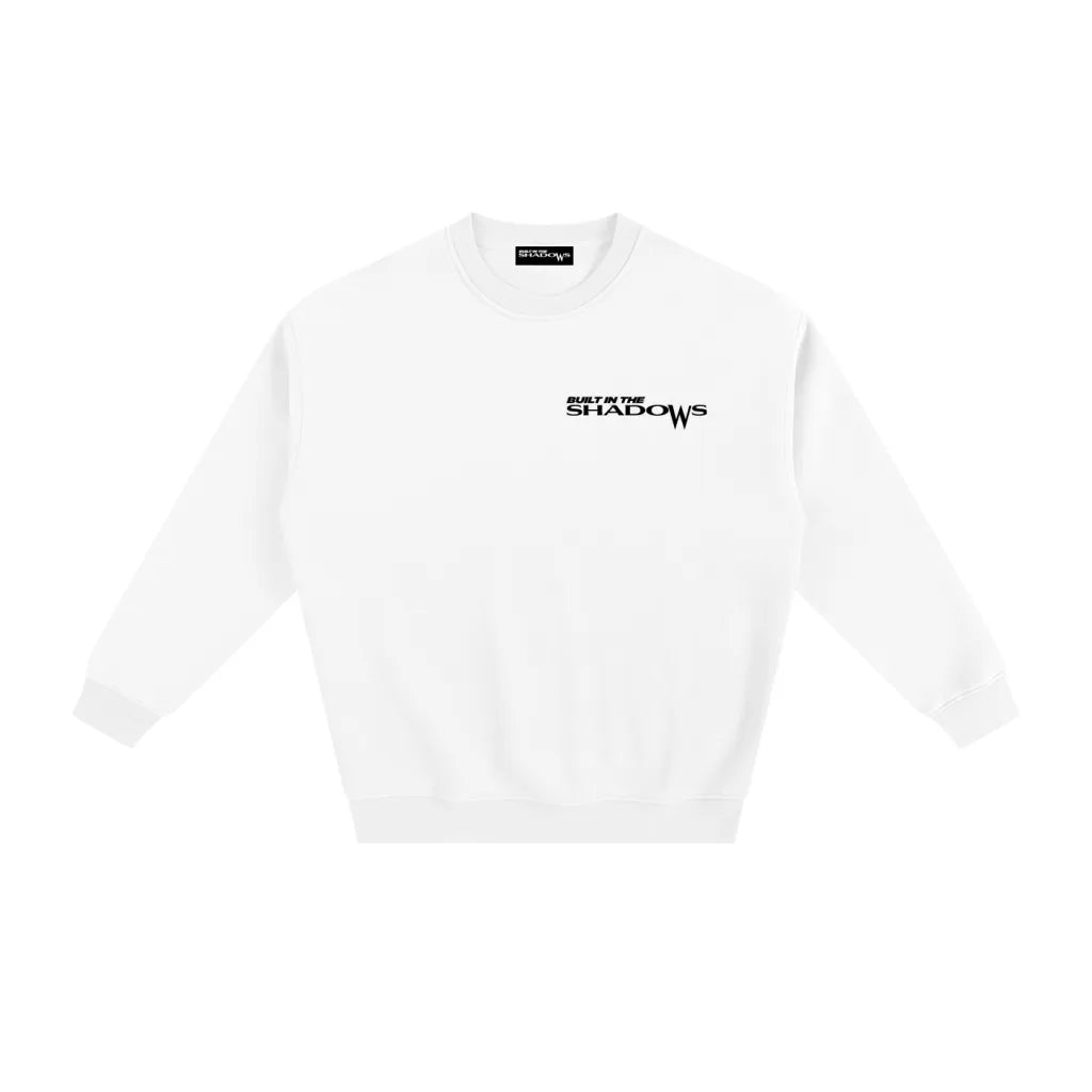 Mens Light Oversized BITS Fleece Lined Sweatshirt