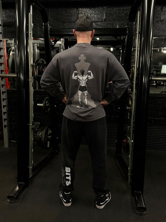 Oversized Long Sleeve BITS TShirt