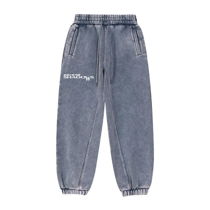 BITS Blue fleece lined joggers FRONT