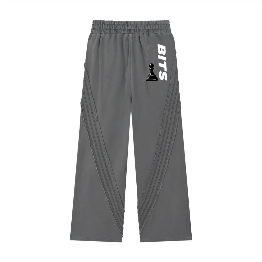 Snow Washed Straight Leg Joggers