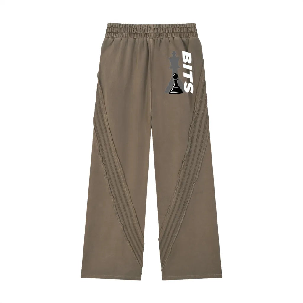 Snow Washed Straight Leg Joggers