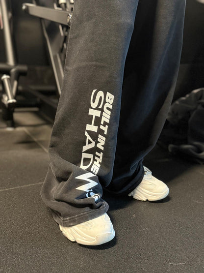 Snow Washed Straight Leg Joggers