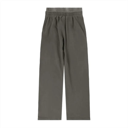 Vintage Washed Black Double Waistband Joggers