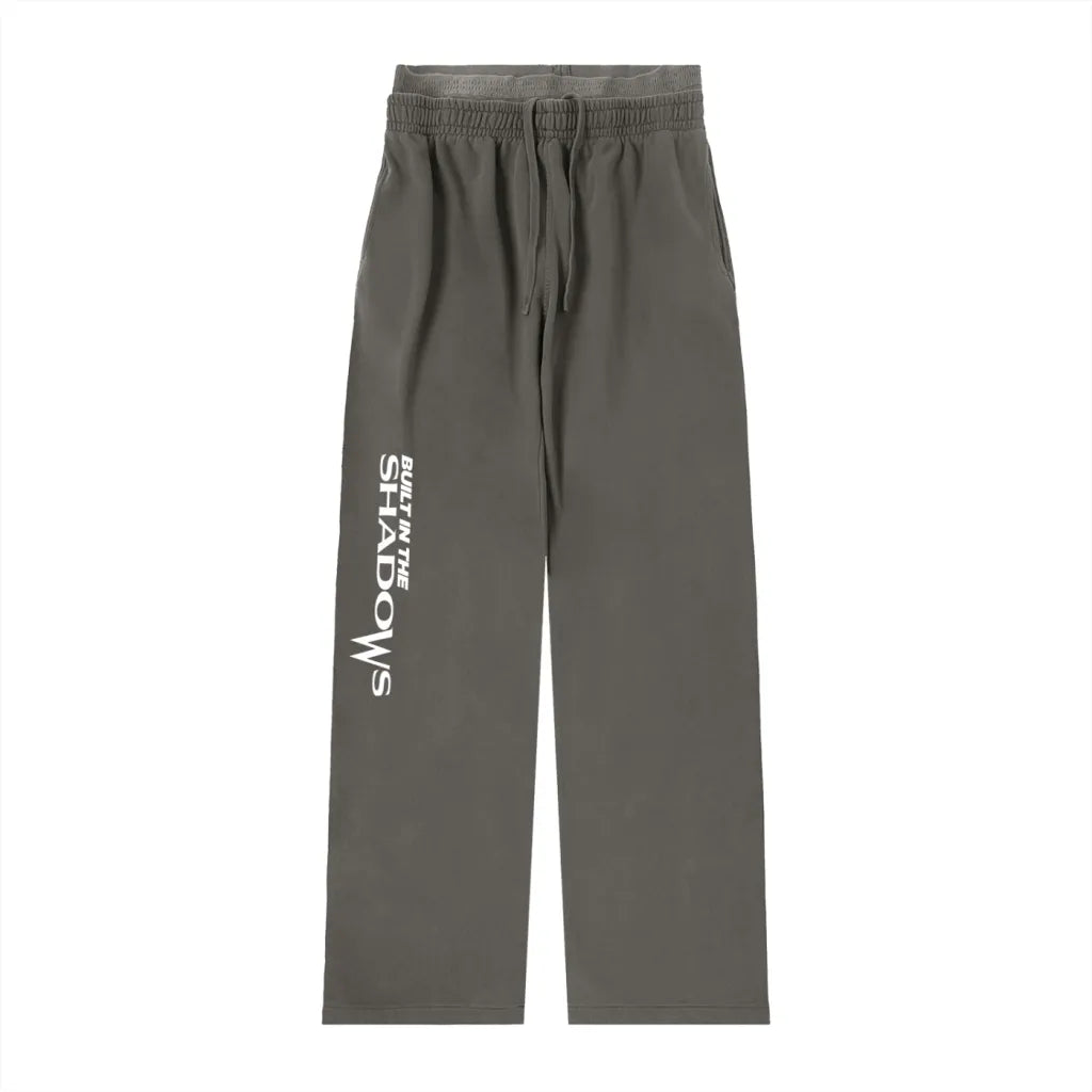 Vintage Washed Black Double Waistband Joggers