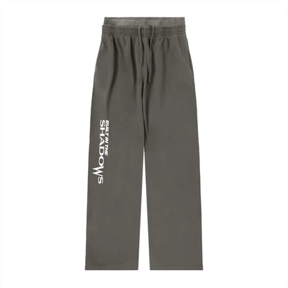 Vintage Washed Black Double Waistband Joggers