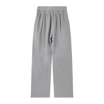 Vintage Washed Black Double Waistband Joggers