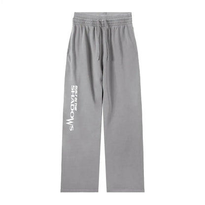 Vintage Washed Black Double Waistband Joggers