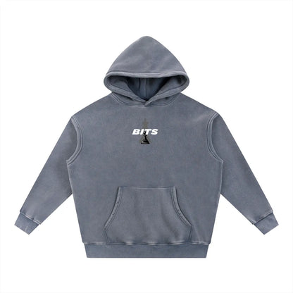 Womens Oversized Snow Washed Deadlift Hoodie
