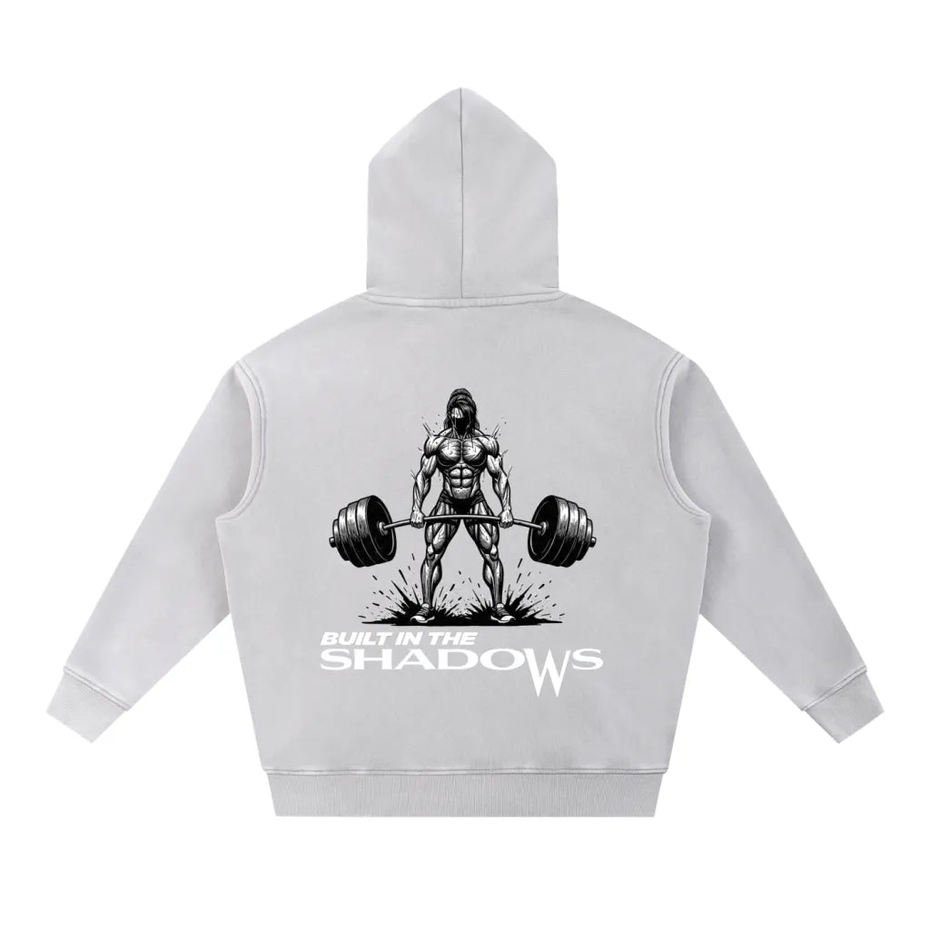 Womens Oversized Snow Washed Deadlift Hoodie