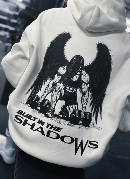 Oversized Womens Hoodie Angel Weightlifter