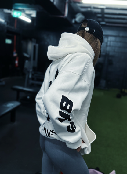 Oversized Womens Hoodie Angel Weightlifter