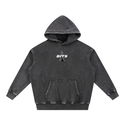 Womens Oversized Snow Washed Deadlift Hoodie