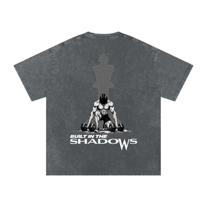 Oversized Snow Wash Mens T-Shirt Weightlifter