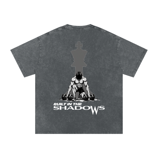 Oversized Snow Wash Mens T-Shirt Weightlifter