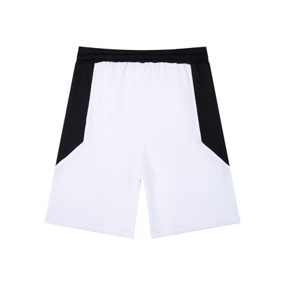 mens,shorts,varsity,white,gym,weightlifting,BITS