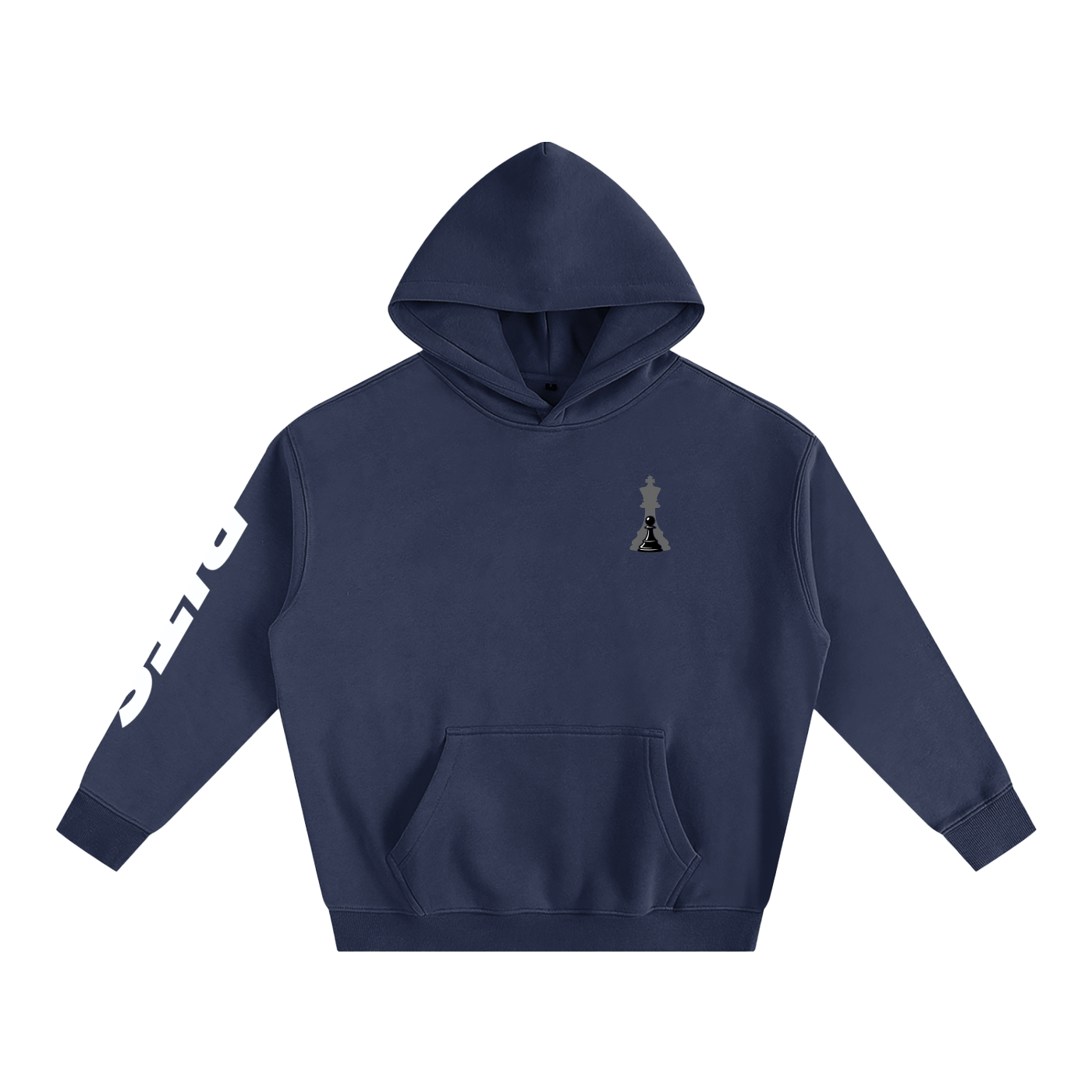 Oversized Mens Fleece Lined BITS Hoodie