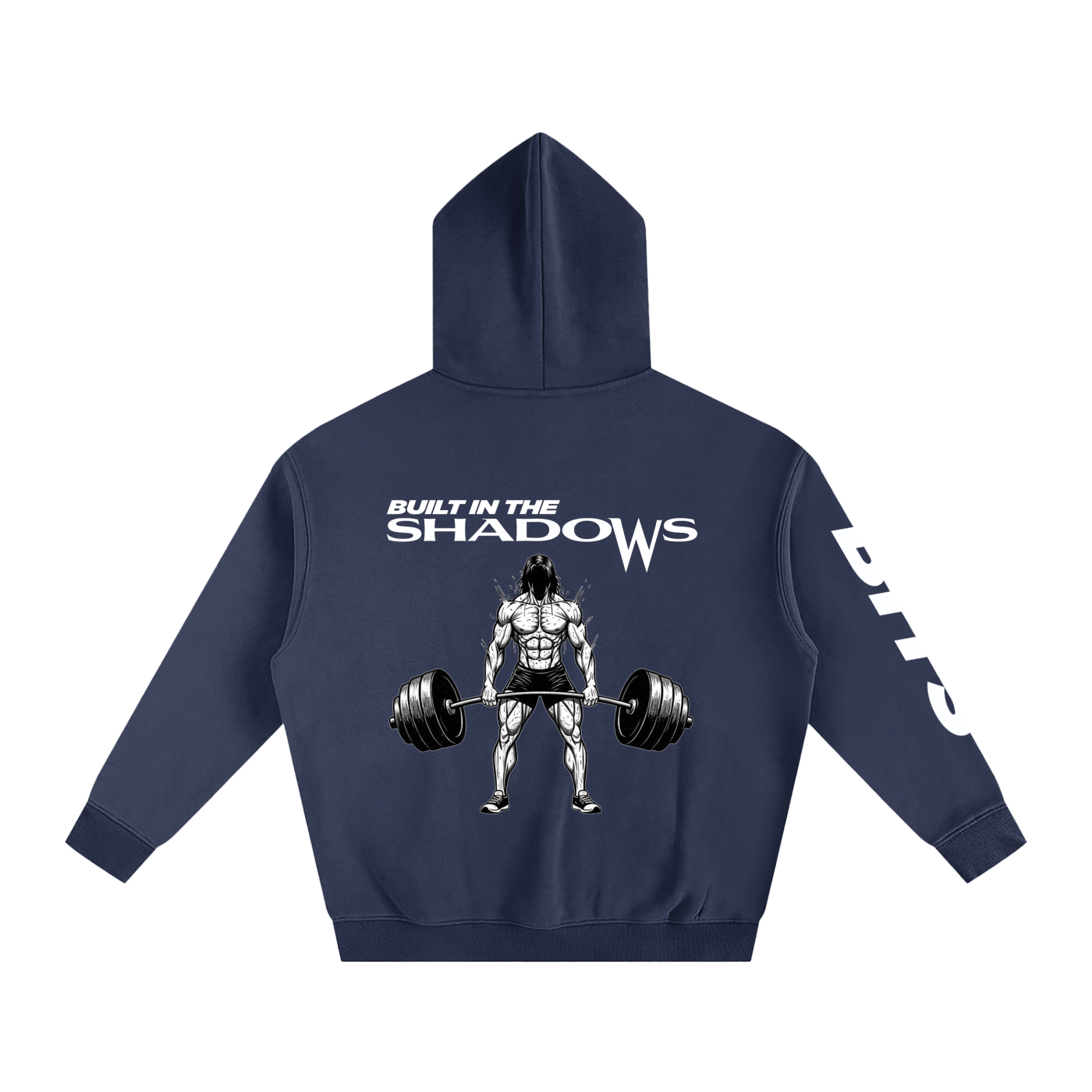 Oversized Mens Fleece Lined BITS Hoodie