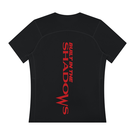 Men’s Muscle Fit Performance T-Shirt with Red